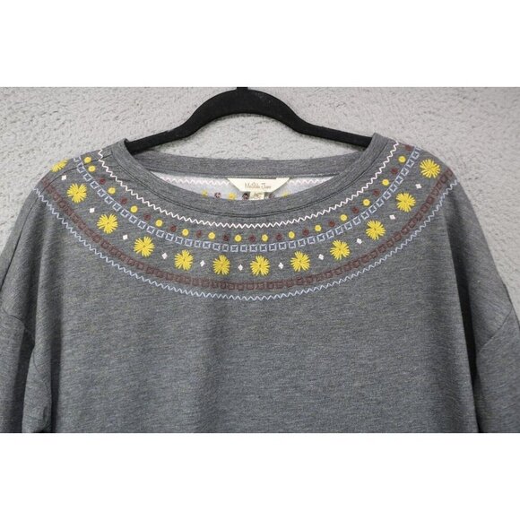 Matilda Jane Long Sleeve Embroidered Dress-Size Large-Pockets - Picture 2 of 9